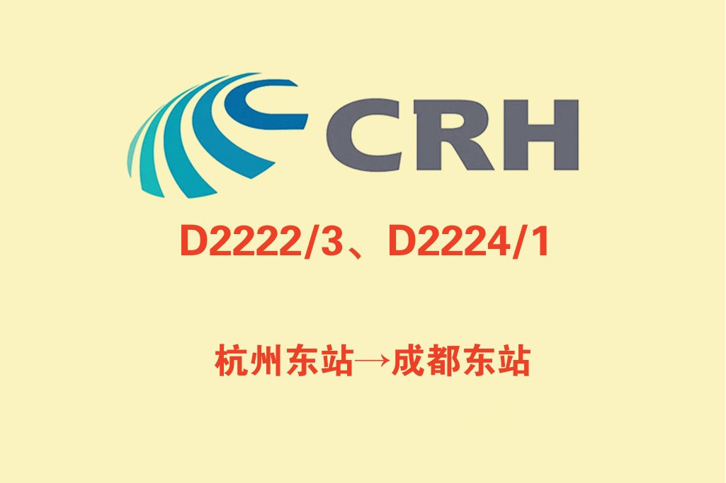 D2224/D2221次列車 D2224/D2221次列車
