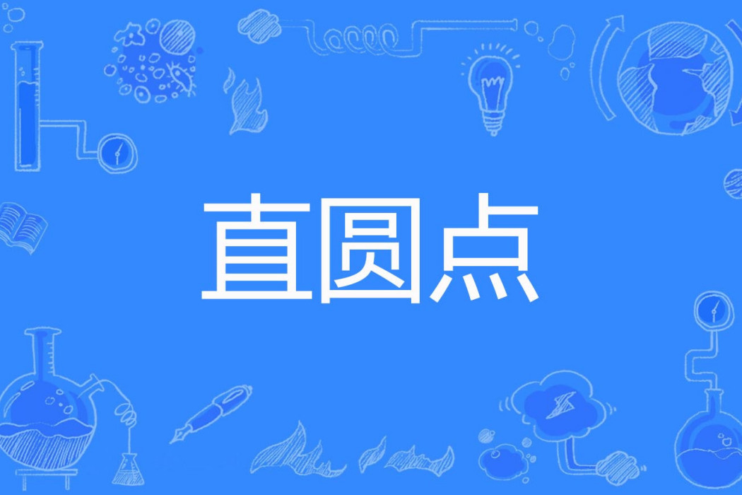 直圓點