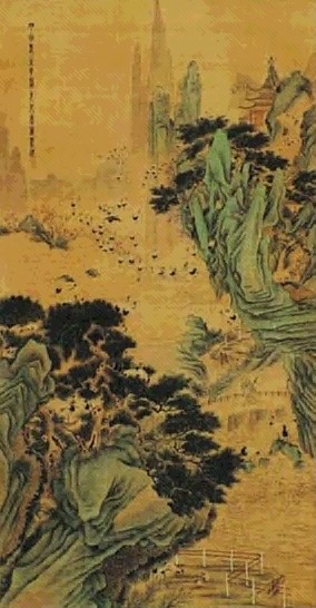 萬壽祺《松雲仙境圖》