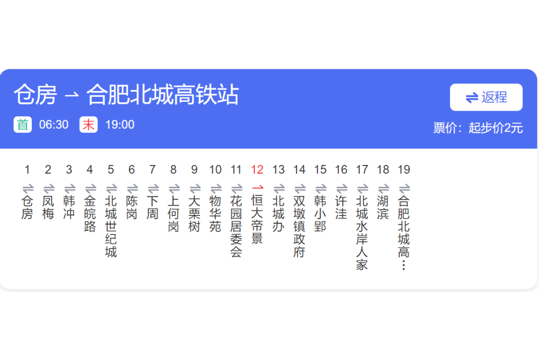 合肥公交506路 合肥公交506路