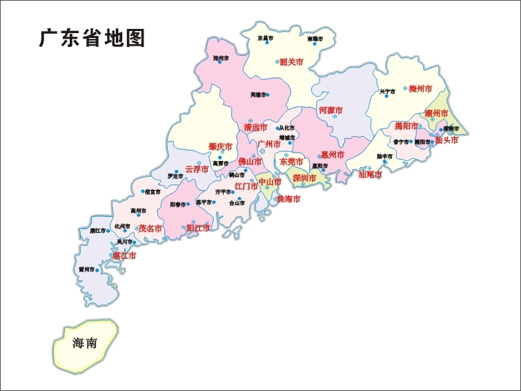 廣東省地圖