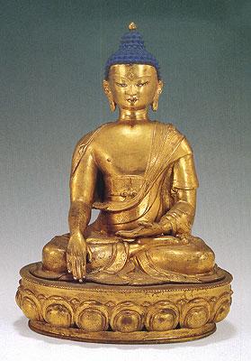 銅雕釋迦牟尼像