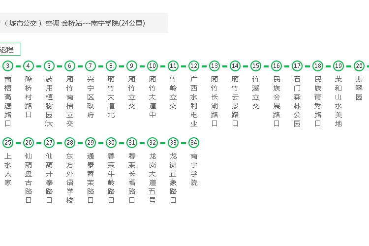 南寧公交42路 南寧公交42路