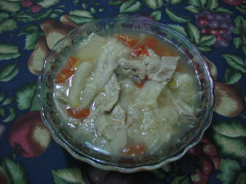 西紅柿肉片湯