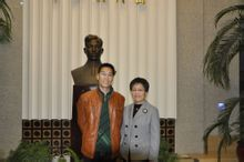 與農工中央副主席汪紀戎在中央辦公廳