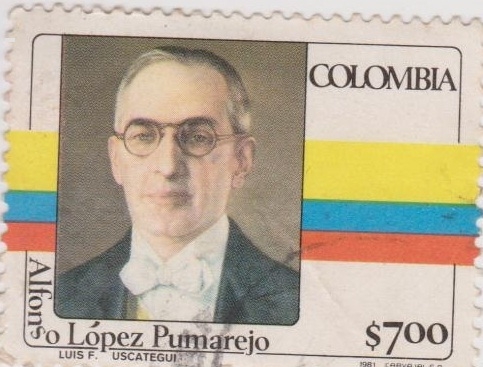郵票上的阿方索·洛佩斯·普馬雷霍