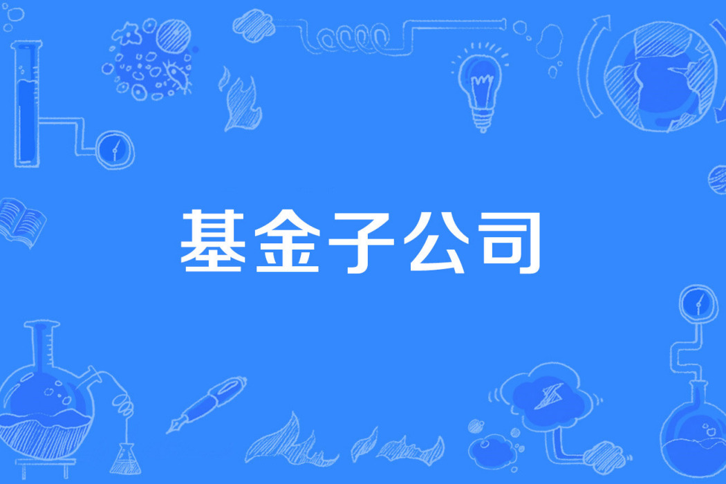 基金子公司 基金子公司