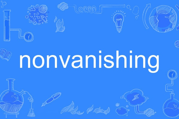 nonvanishing nonvanishing