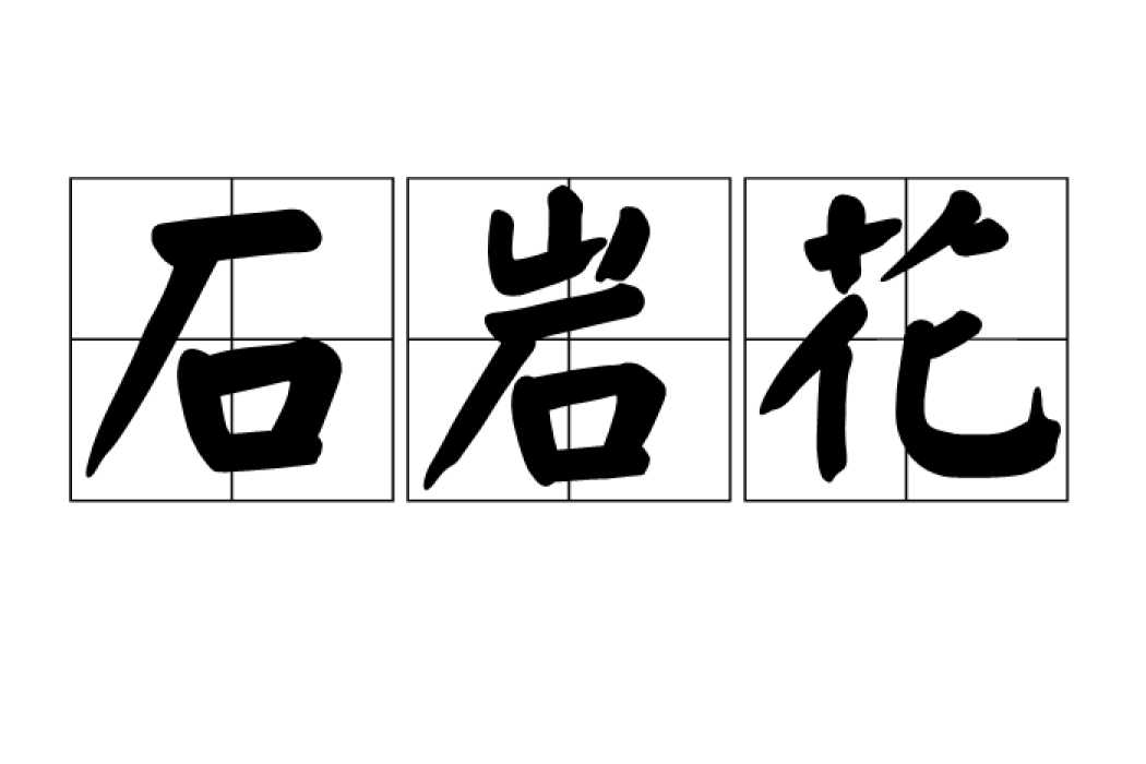 石岩花 石岩花