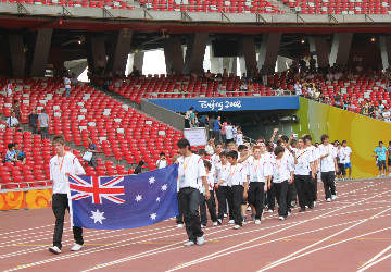 2010賽事鳥巢開幕式-澳大利亞代表隊