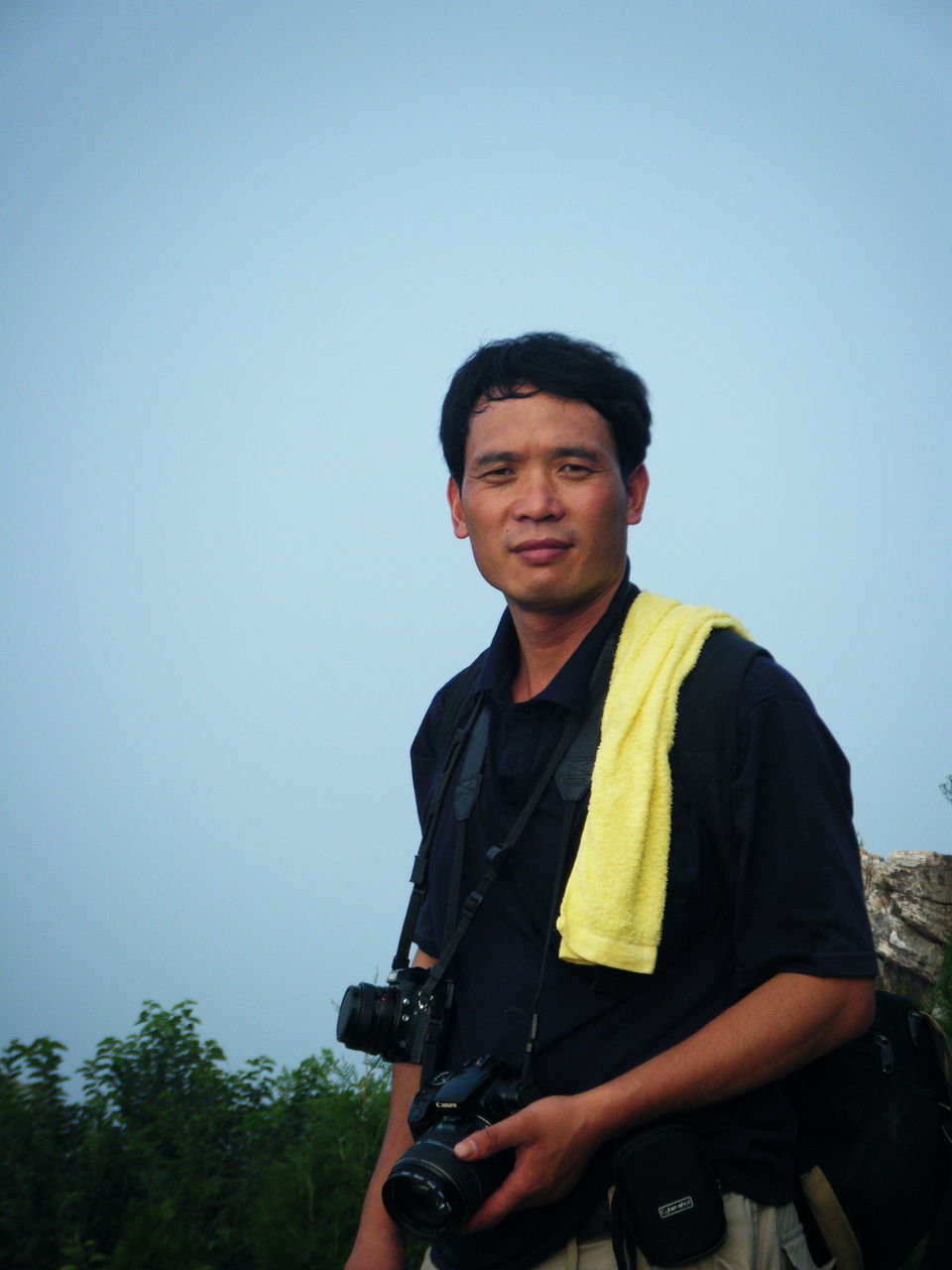 2009年，劉俊傑在具茨山上。