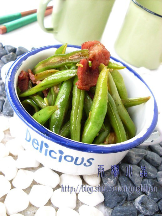 培根炒豆角 培根炒豆角
