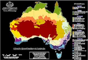 澳大利亞氣候分類圖