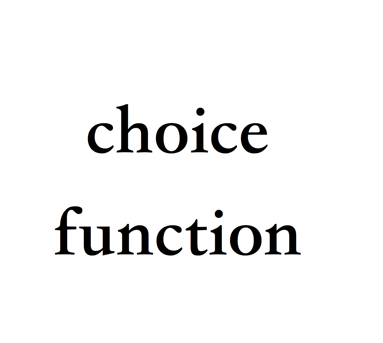 選擇函式