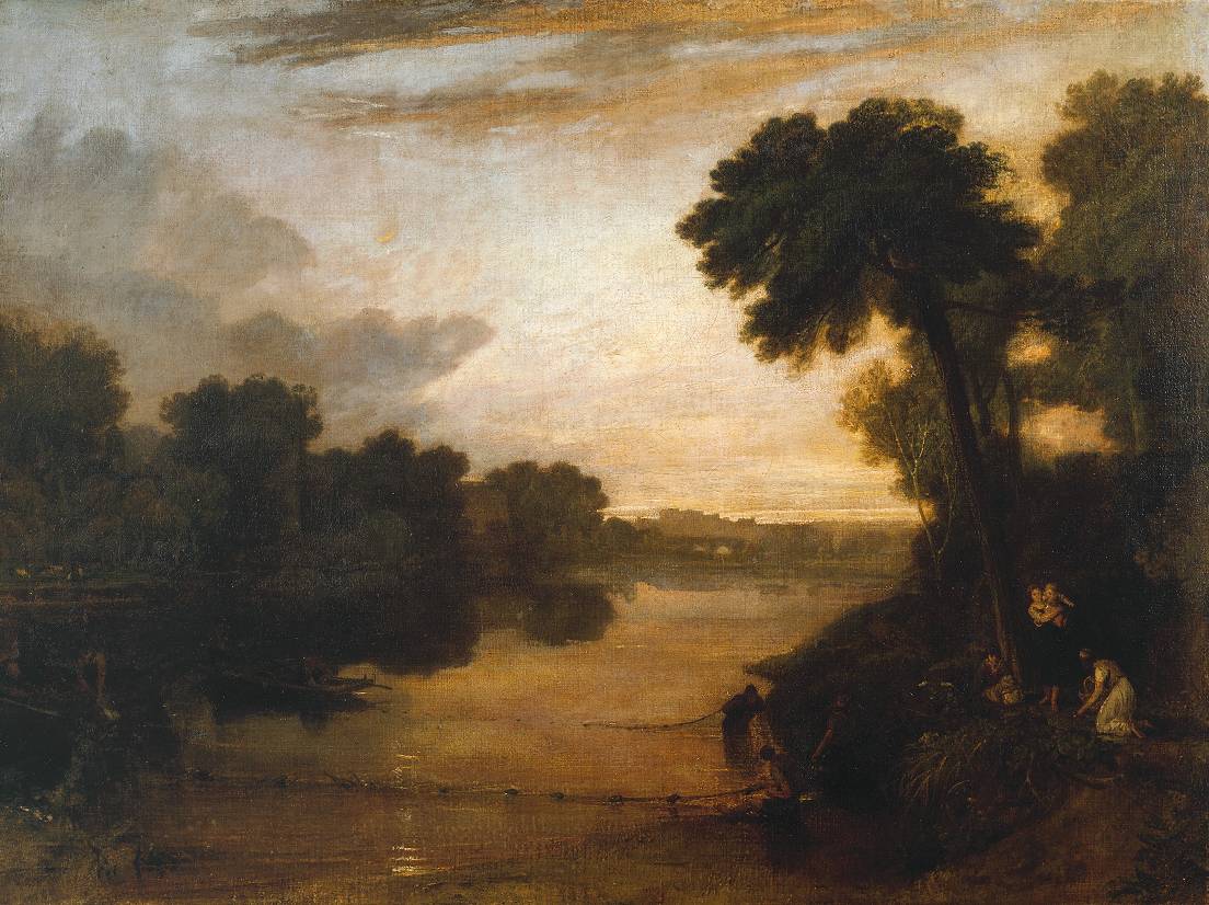 透納1807年的油畫《溫莎的泰晤士河》