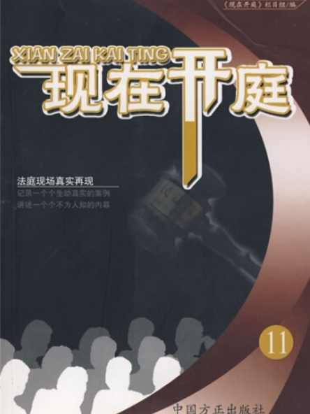 現在開庭(2007年中國方正出版社出版的圖書) 現在開庭(2007年中國方正出版社出版的圖書)