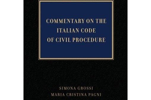Commentary on the Italian Code of Civil Procedure Commentary on the Italian Code of Civil Procedure