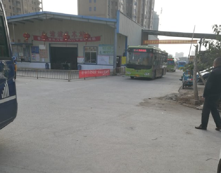 漳浦公交10路原起點站臨時搭建漳浦客運站