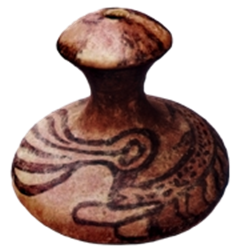 鳥銜魚蒜頭壺·新石器時代