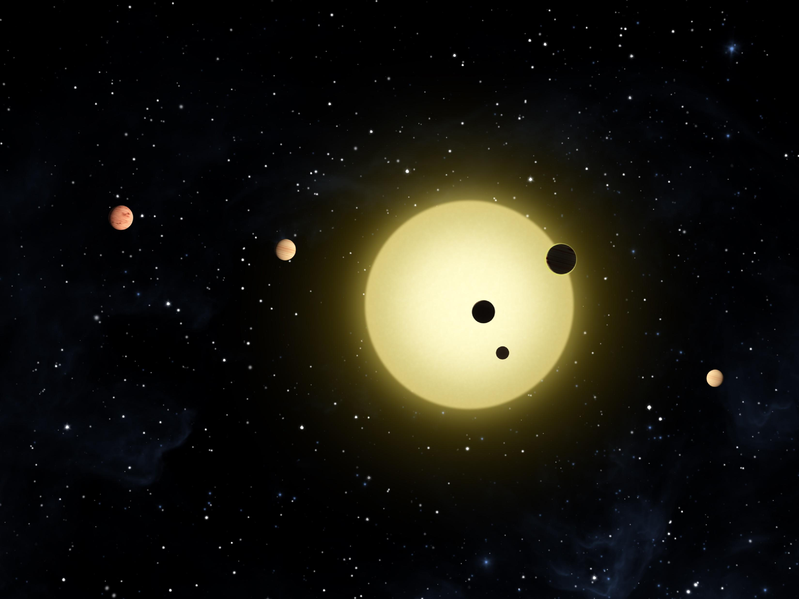 Kepler-11模擬圖
