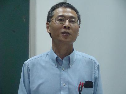 2009年6月7日王坐躍在清華大學講學