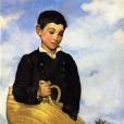 A boy with a dog A boy with a dog