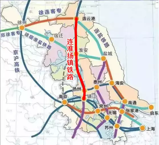 連鎮鐵路線路走向圖