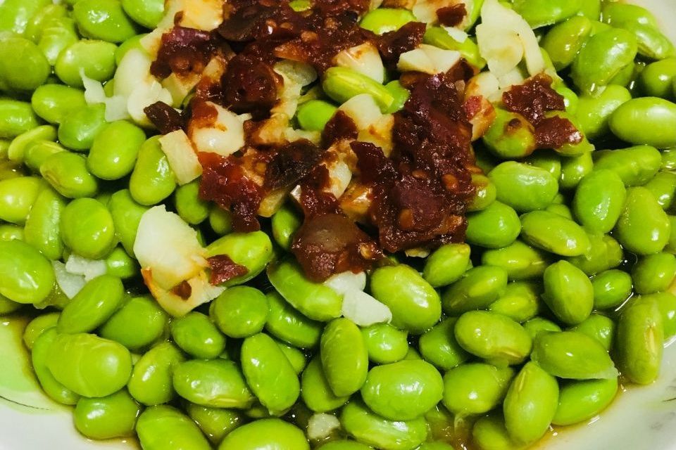 清蒸毛豆 清蒸毛豆
