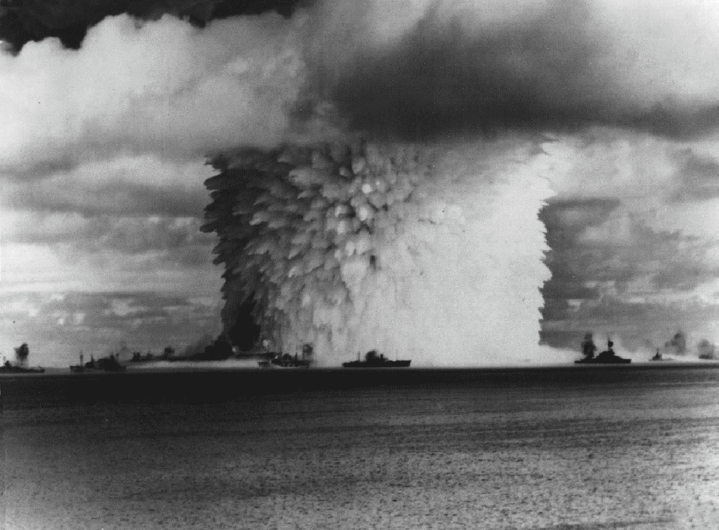 “薩拉托加”號參加核爆試驗