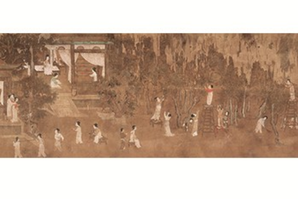 蠶織圖(湖北省博物館收藏的佚名絹本畫) 蠶織圖(湖北省博物館收藏的佚名絹本畫)