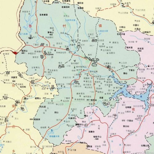 魯村鎮地圖