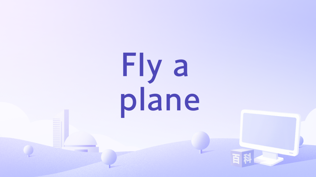 Fly a plane Fly a plane