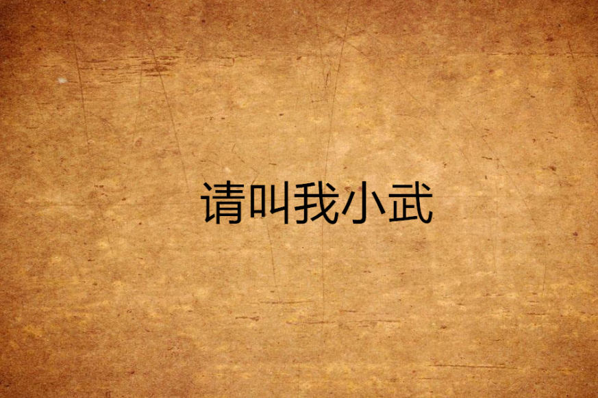 請叫我小武 請叫我小武