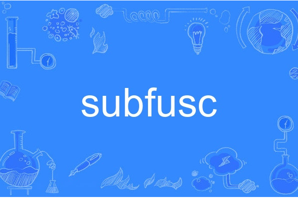 subfusc subfusc