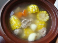 玉米馬蹄排骨湯