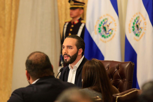 2020年3月11日，薩爾瓦多總統布克萊召開新聞發布會