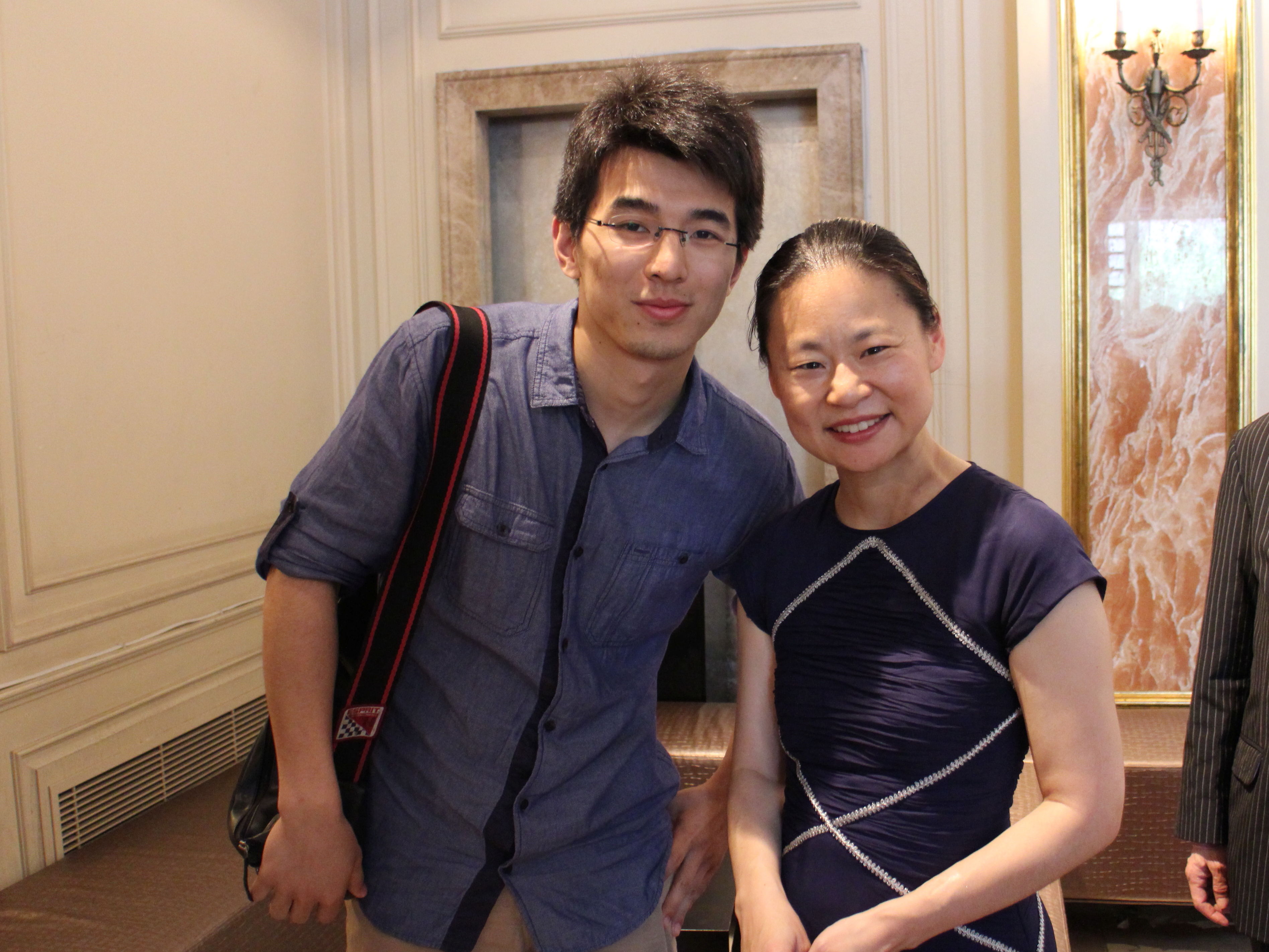 上海參加日本小提琴美島莉(Midori)大師班