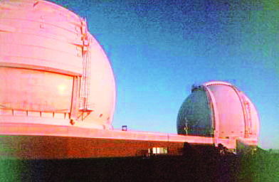 凱克天文台的望遠鏡