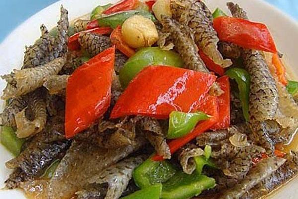 雙椒炒魚皮 雙椒炒魚皮