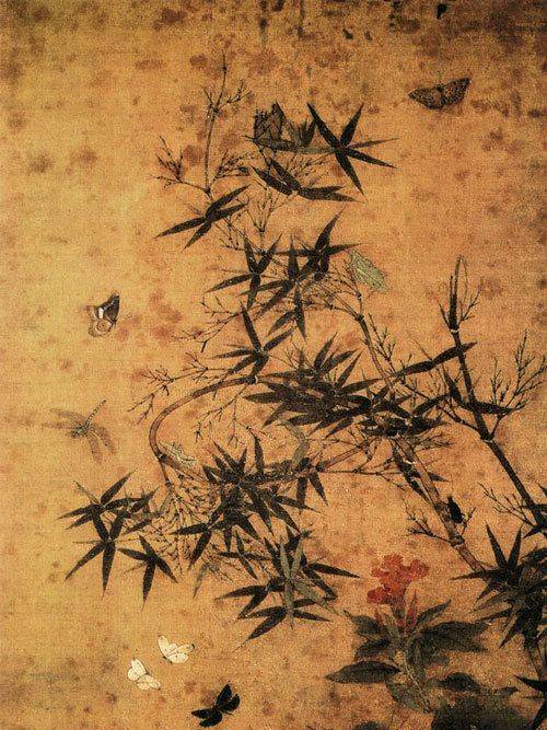 竹蟲圖 竹蟲圖
