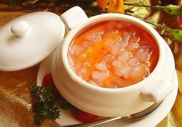 雪蛤紅蓮湯