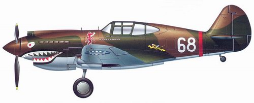 飛虎隊的68號P-40C