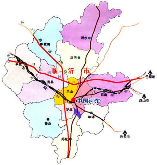 臨沂市地圖