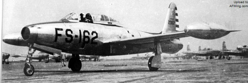 中國台灣空軍的 F-84G，沿用了美軍的機號