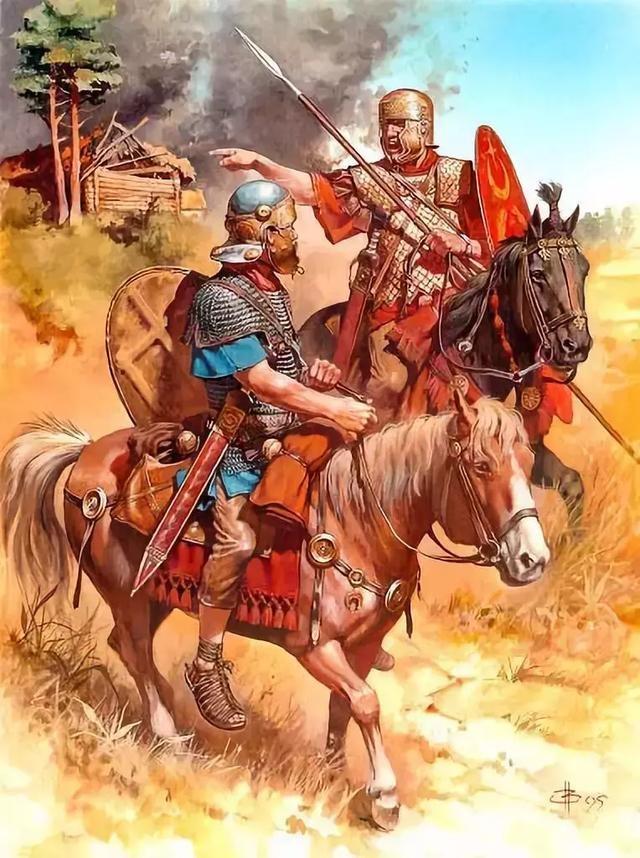 羅馬的輔助騎兵也在技術上勝於蘇格蘭人