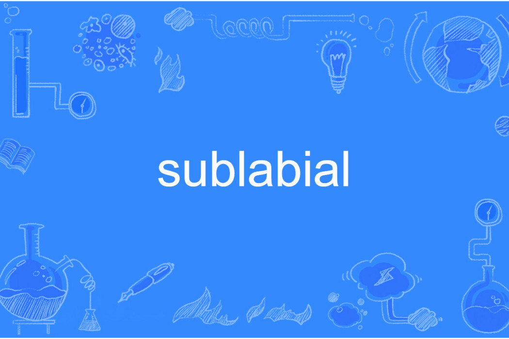 sublabial sublabial