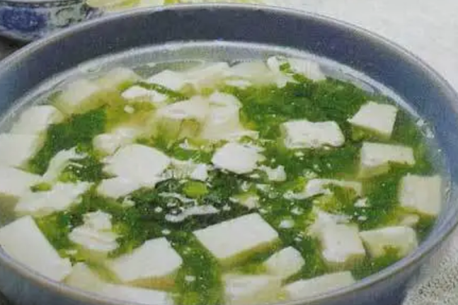 雲片豆腐湯