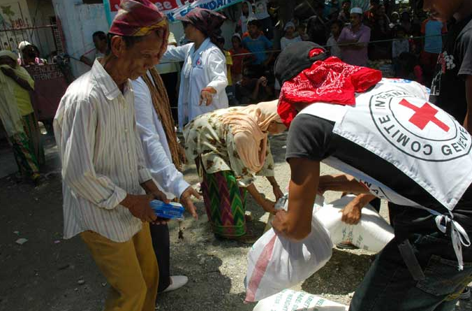 紅十字國際委員會在菲律賓實行人道主義救援