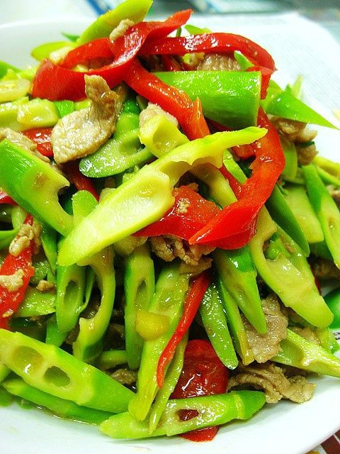 小炒春筍肉片 小炒春筍肉片