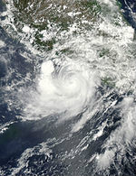 颶風卡洛斯 衛星雲圖